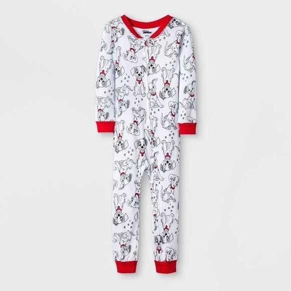 101 Dalmatians Toddler Boys' Snug Fit Union Onesie White 18M - Picture 1 of 3